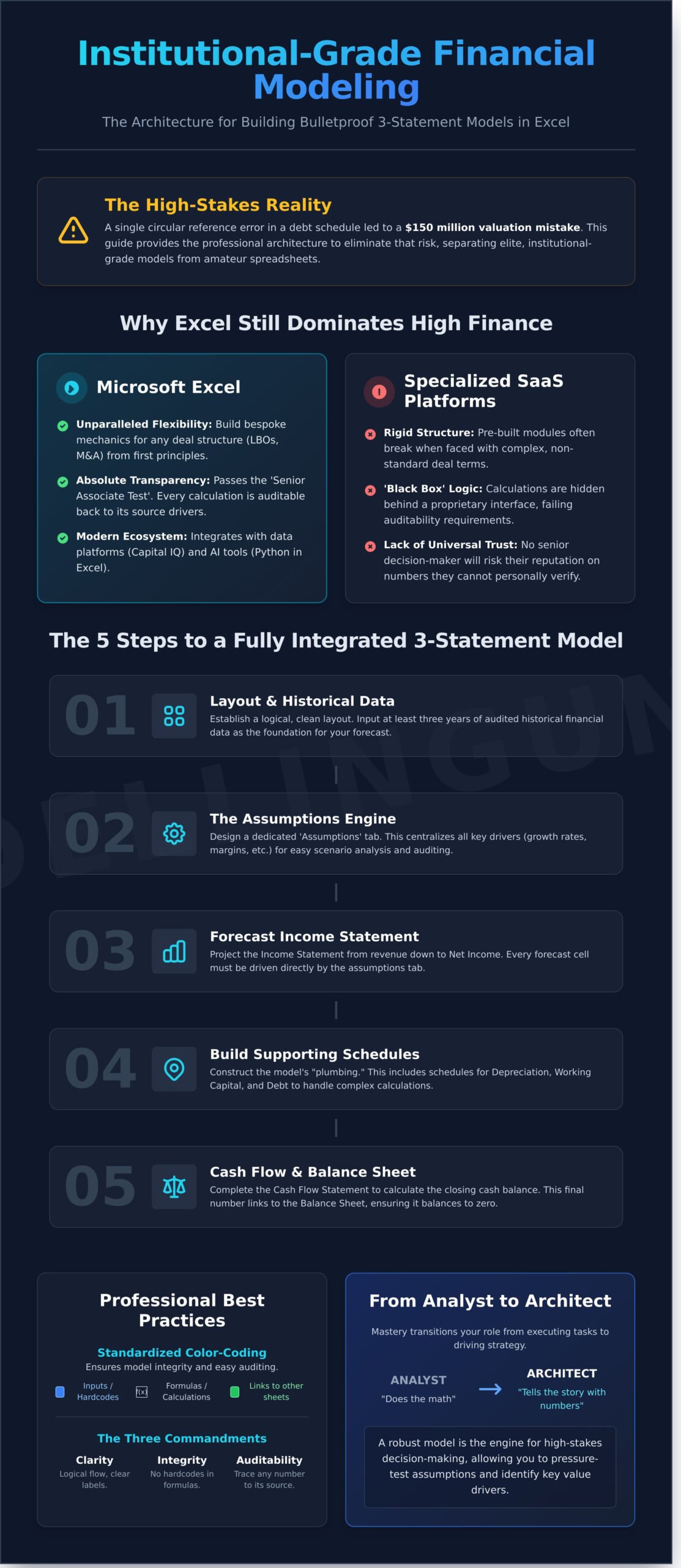 Excel Financial Modeling: The Definitive Guide to Institutional-Grade Analysis (2026)