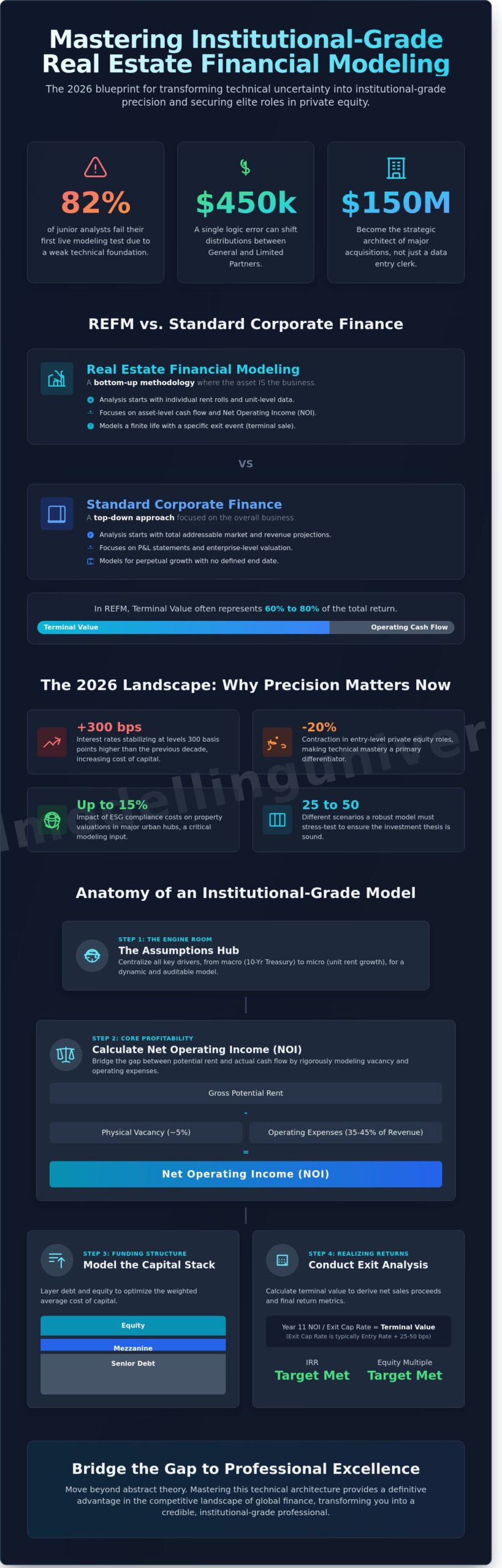 Real Estate Financial Modeling (REFM): The Institutional-Grade Guide for 2026