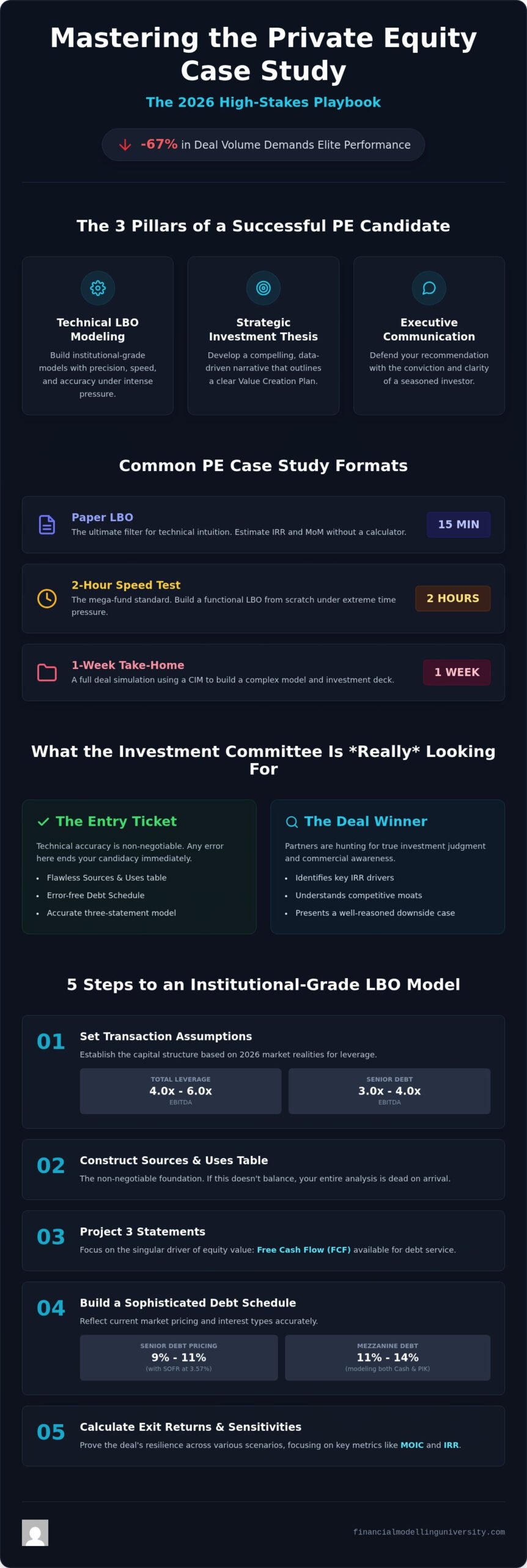 Private Equity Case Study Walkthrough: The Elite Guide to Acing the Interview (2026)