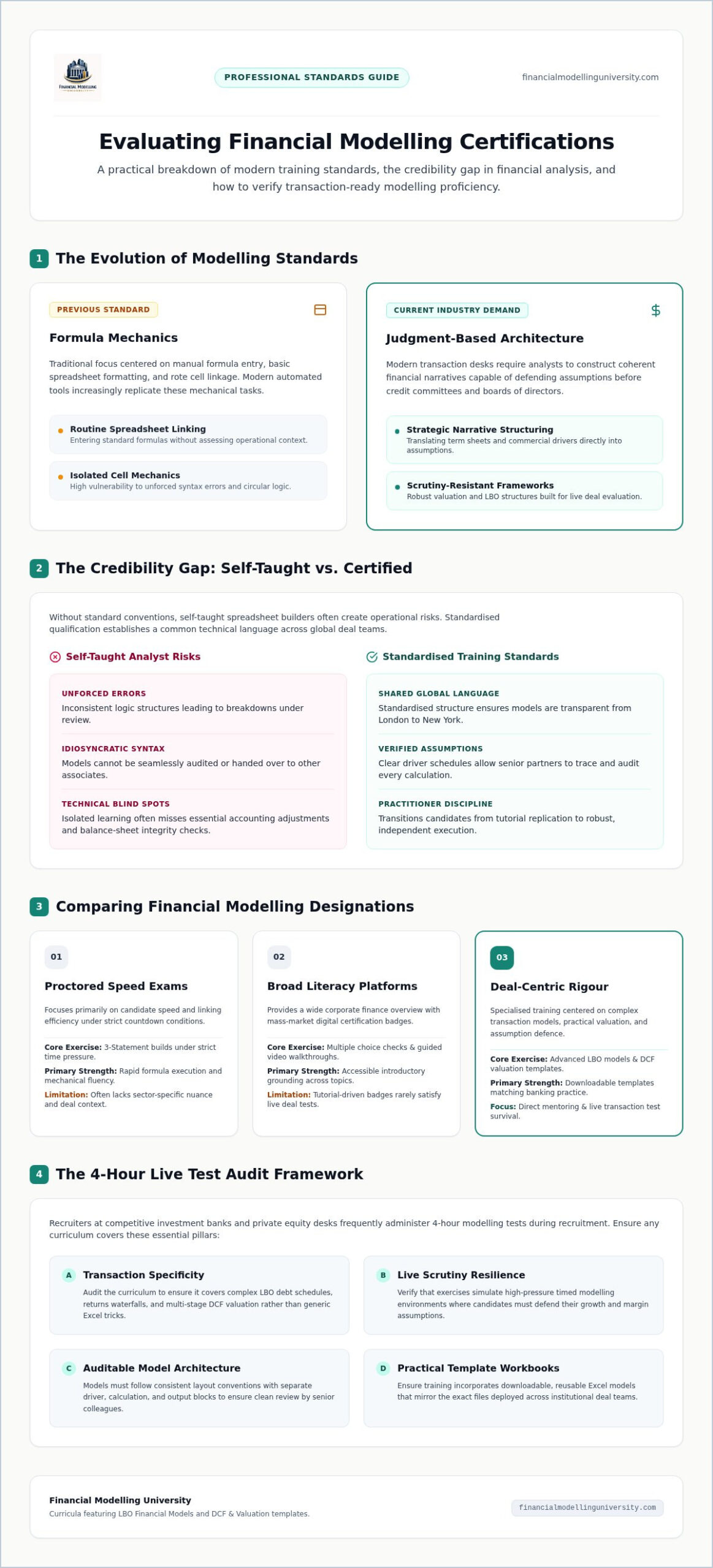 Financial Modeling Certification: The 2026 Guide to Elite Career Mastery
